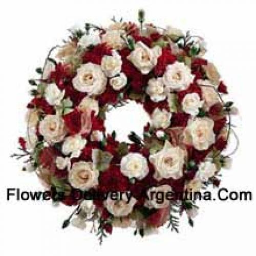 Stunning Mixed Flower Wreath